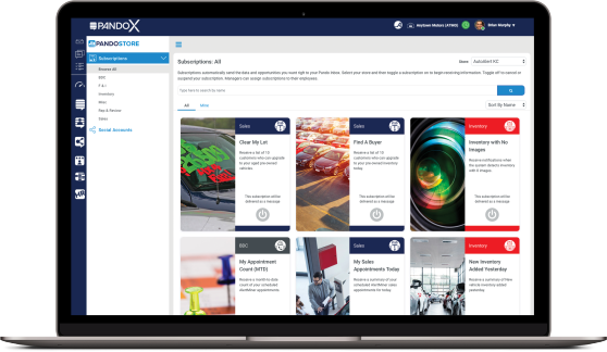 PandoX-dashboard-device