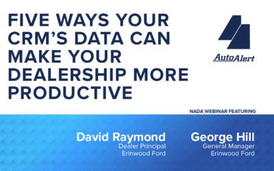Five Ways Your CRM’s Data Can Make Your Dealership More Productive