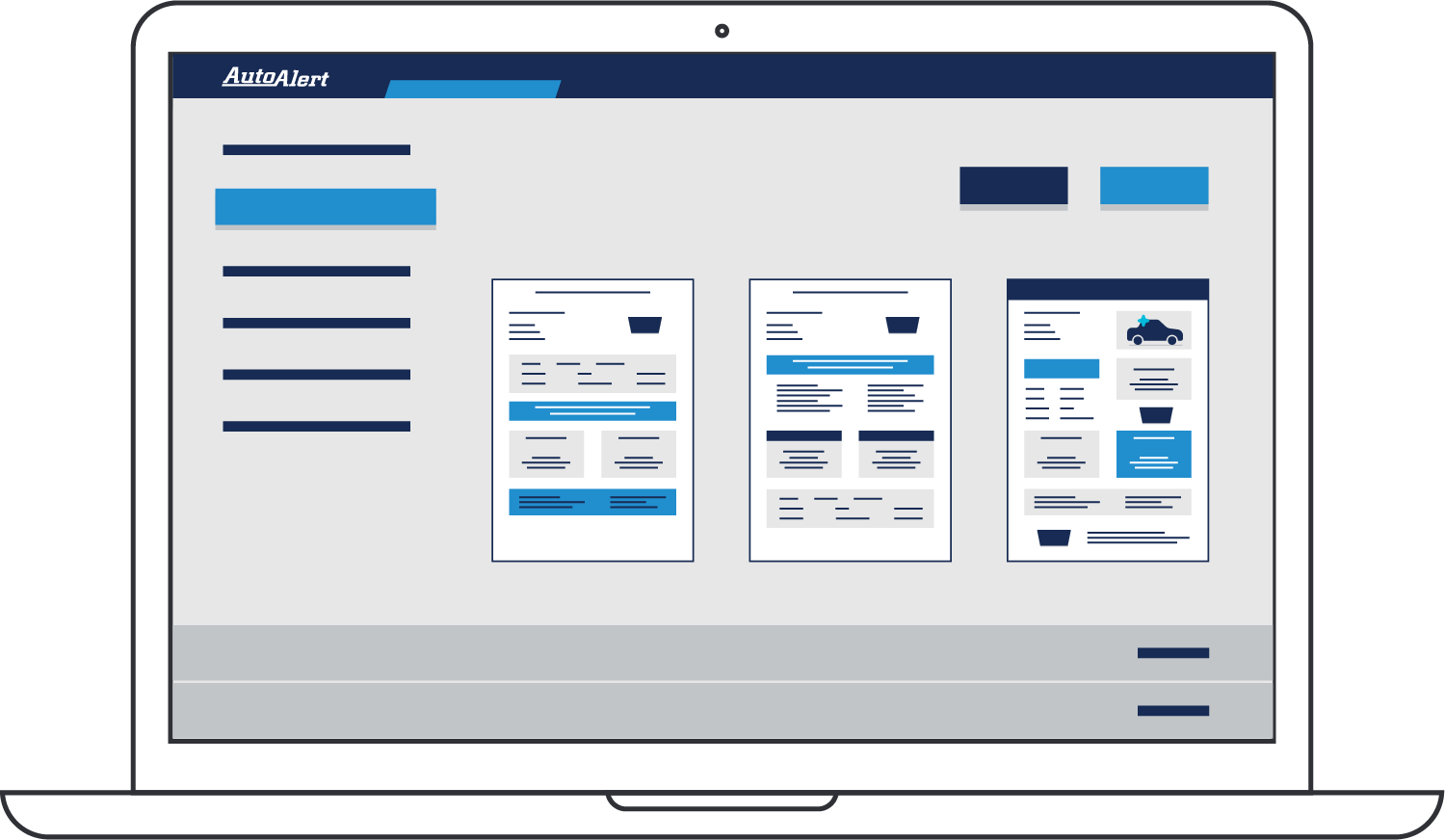 AutoAlert Marketing Customer Template Dashboard