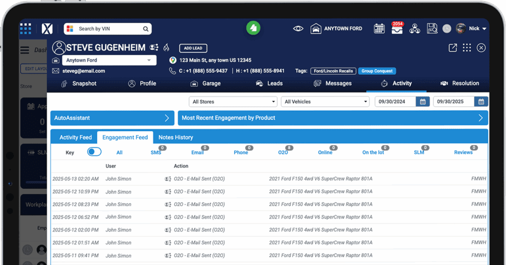Enterprise Automotive CRM for Dealer Groups | AutoAlert
