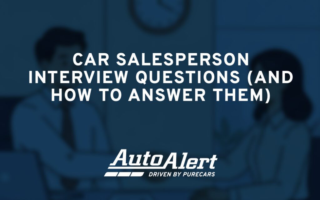 Car Salesperson Interview Questions blog